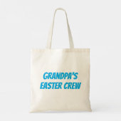 Kids Easter Tote Bag – Construction Truck & Eggs トートバッグ (裏面)