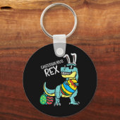 Kids Eastersaurus Rex Easter Trex Bunny Toddler Bo キーホルダー (正面)