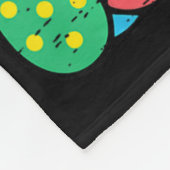 Kids Eastersaurus Rex Easter Trex Bunny Toddler Bo フリースブランケット (角)