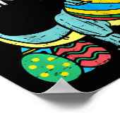 Kids Eastersaurus Rex Easter Trex Bunny Toddler Bo ポスター (角)