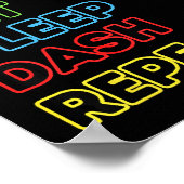 Kids Eat Sleep Dash Repeat Video Game Geometry Vid ポスター (角)