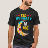 Kids Eid Alfitr Mubarak Kareem Happy Eid  Ramadan  Tシャツ (正面)