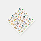 Kids Eid Mubarak Napkins –Colourful Islamic Design スタンダードカクテルナプキン (角)