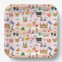 Kids Eid Mubarak Paper Plates – Colourful Islamic