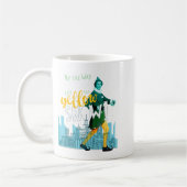 Kids Elf Buddy Don't Eat The Yellow Snow Skyline T コーヒーマグカップ (左)