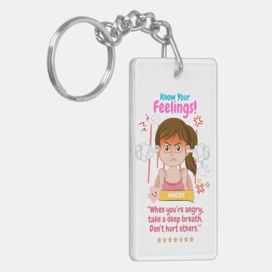 Kids Emotion Featuring Angry キーホルダー (正面左)