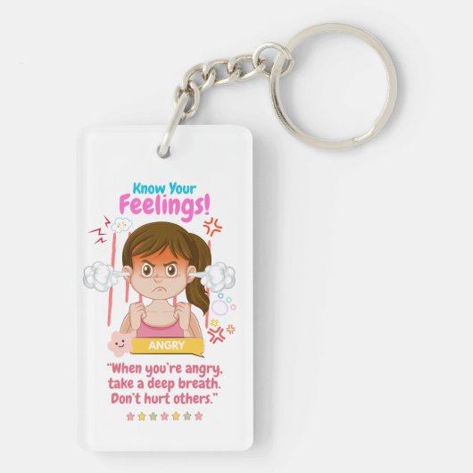 Kids Emotion Featuring Angry キーホルダー (裏面)