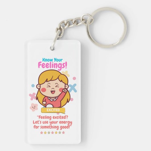 Kids Emotion Featuring Excited キーホルダー (裏面)