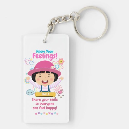 Kids Emotion Featuring Happy キーホルダー (裏面)