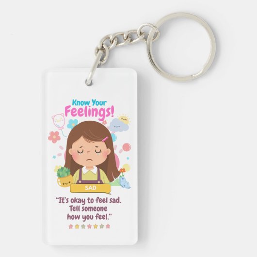 Kids Emotion Featuring Sad キーホルダー (裏面)