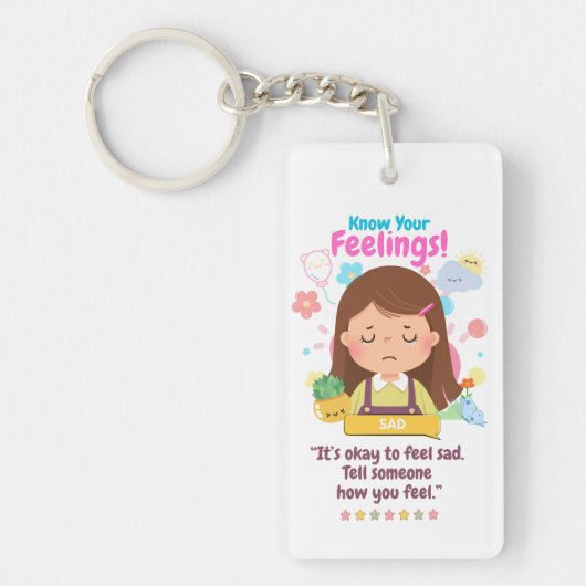 Kids Emotion Featuring Sad キーホルダー (正面)