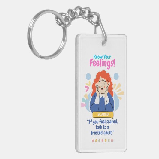 Kids Emotion Featuring Scared キーホルダー (正面左)