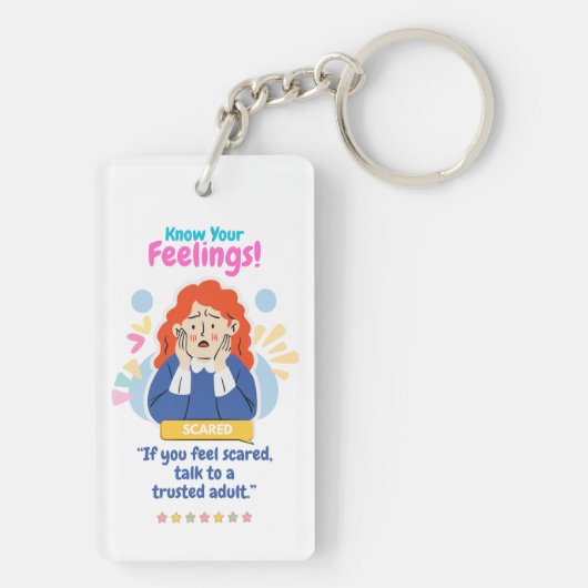 Kids Emotion Featuring Scared キーホルダー (裏面)