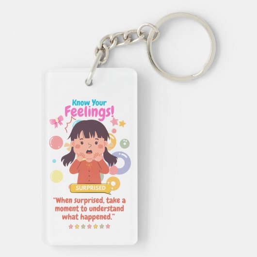 Kids Emotion Featuring Surprised キーホルダー (裏面)
