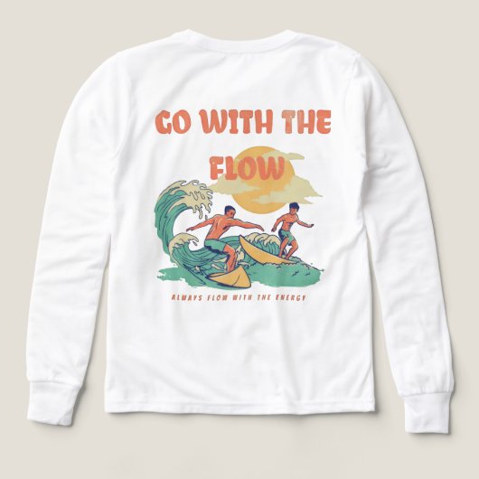 Kids Energy Flow Lessons Learn T Shirt  (デザイン背面)