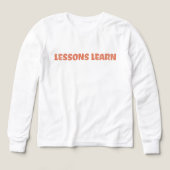 Kids Energy Flow Lessons Learn T Shirt  (デザイン正面)