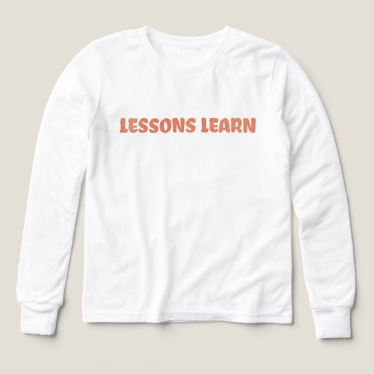 Kids Energy Flow Lessons Learn T Shirt  (デザイン正面)