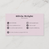 Kids Event Balloon Dogs Party Planner 名刺 (裏面)