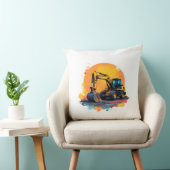 Kids Excavator Pillow クッション (椅子)