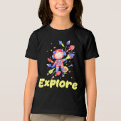 Kids Explore Space トライブレンドＴシャツ (正面)
