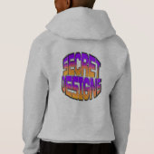 Kids Fashion Hoodie Jacket Bread Heroes Size Large (裏面)