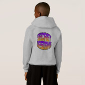 Kids Fashion Hoodie Jacket Bread Heroes Size Large (裏面フル)