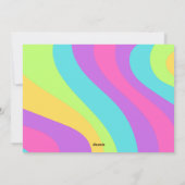 Kids Fill In The Blank Thank You Cards Rainbow シーズンカード (裏面)