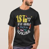 Kids First 1st Day of Fifth 5th Grade Student Back Tシャツ (正面)
