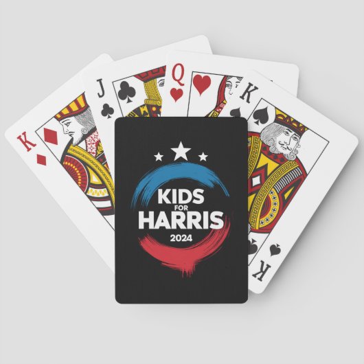 Kids For Harris President Kids Love Kamala Harris トランプ (裏面)