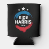 Kids For Harris President Kids Love Kamala Harris 缶クーラー (正面)