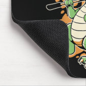 Kids Fore Squad T-rex Dinosaur Golf Player Graphic マウスパッド (コーナー)