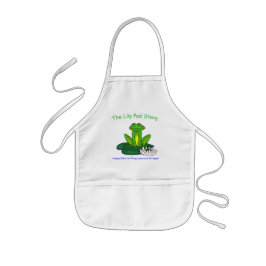 Kid's Frog on a Lily Pad Apron 子供用エプロン