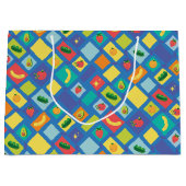 Kids Fruit and Veggie ラージペーパーバッグ (正面)