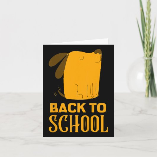 Kids Funny Back To School Outfits For Boys Back To カード (正面)