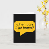 Kids Funny Sarcastic Back To School First Day Of S カード (黄色い花)