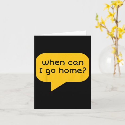 Kids Funny Sarcastic Back To School First Day Of S カード (黄色い花)