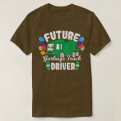 Kids Future Garbage Truck Driver - Boy Trash Dump Tシャツ (デザイン正面)