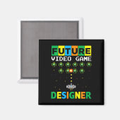 Kids Future Video Game Developer Toddler Boy Game  マグネット (正面/裏面)