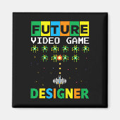 Kids Future Video Game Developer Toddler Boy Game マグネット (正面)