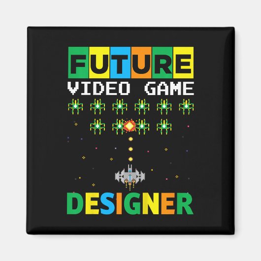 Kids Future Video Game Developer Toddler Boy Game  マグネット (正面)