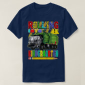 Kids Garbage Truck, Back to School - Rolling Into  Tシャツ (デザイン正面)