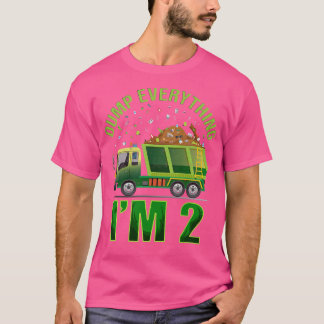 Kids Garbage Truck Dump Everything I'm 2 Garbage T Tシャツ