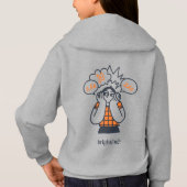 Kids - Girls grey hoodie (裏面)