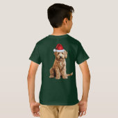 Kids Goldendoodle Dog Lover Funny Christmas Tシャツ (裏面フル)