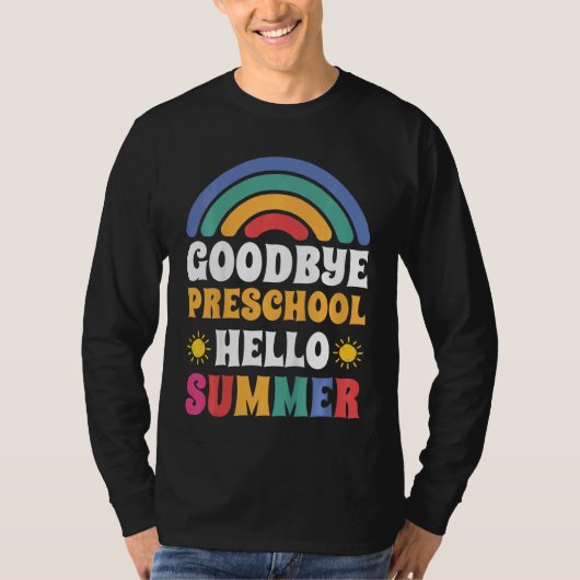 Kids Good Preschool Hello Summer Pre K Gradetati Tシャツ (正面)