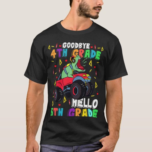 Kids Goodbye 4年生Hello 5年生I 来 Tシャツ (正面)