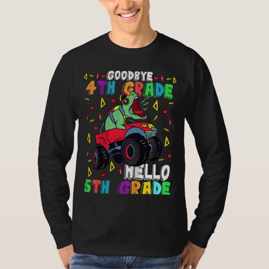 Kids Goodbye 4年生Hello 5年生I 来 Tシャツ (正面)