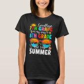 Kids Goodbye 7th Grade Graduation To 8th Grade Bea Tシャツ (正面)