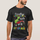 Kids Goodbye Kindergarten Hello 1st Grade Dinosaur Tシャツ (正面)