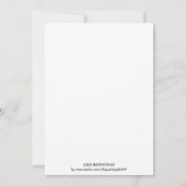 Kids Graduation Announcements（女子の場合） 招待状 (裏面)